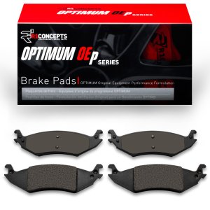 Ford E-150 Club Wagon Brake Pads - Rear - R1 Concepts - Optimum OE - `04-`06